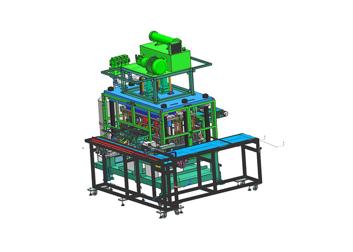 Dây chuyền sản xuất tự động đục lỗ tự động hóa bên trong khuôn ép kính